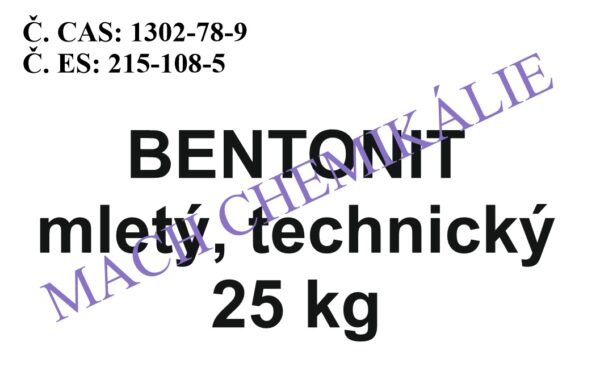 Bentonit 25 kg