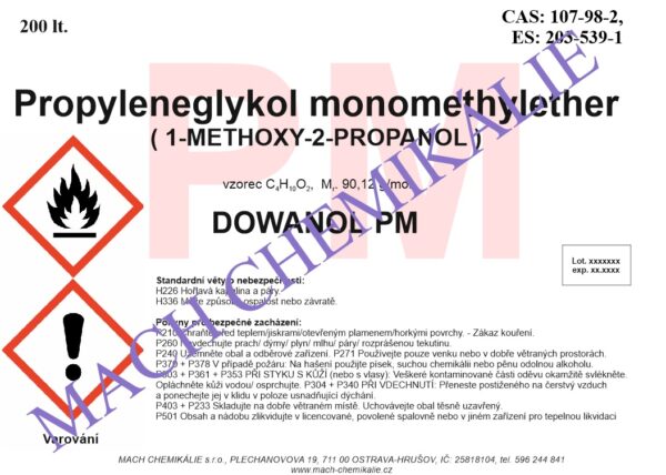 Dowanol PM 200 Dowanol PM 200