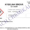 Kyselina sirova 01 mol l p.a. 1000 ml