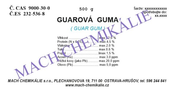 Guarová guma 500 Guarova guma 500