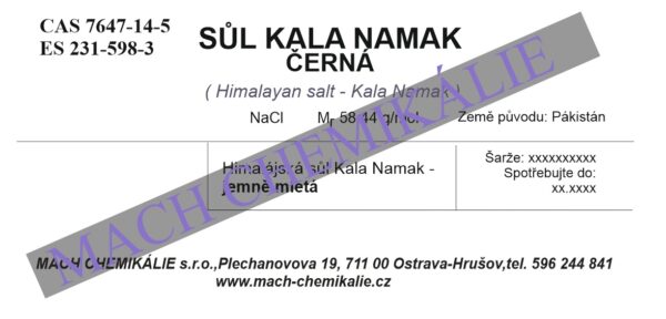 Sůl Kala Namak Sul Kala Namak