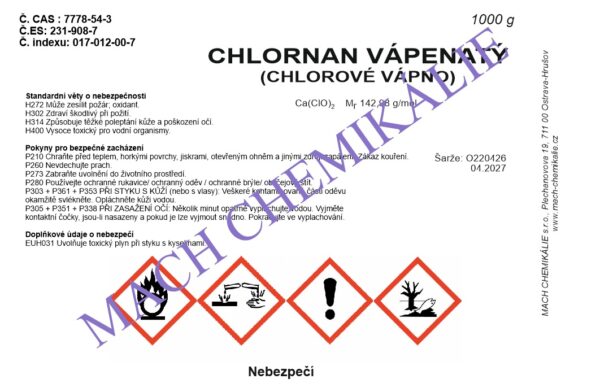 Chlorove vapno 1000