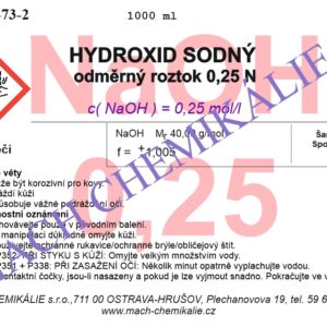 Hydroxid sodny 025 mol 1000