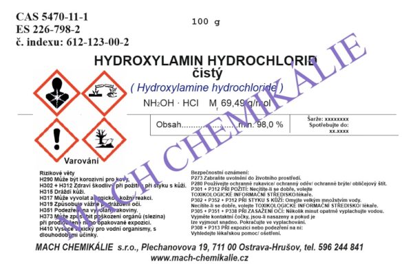 Hydroxylamin hydrochlorid