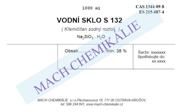 Vodni sklo S 132